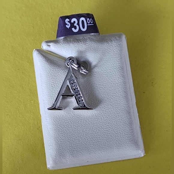 Banter Silver Initial 'A' Pendant - Picture 2 of 3